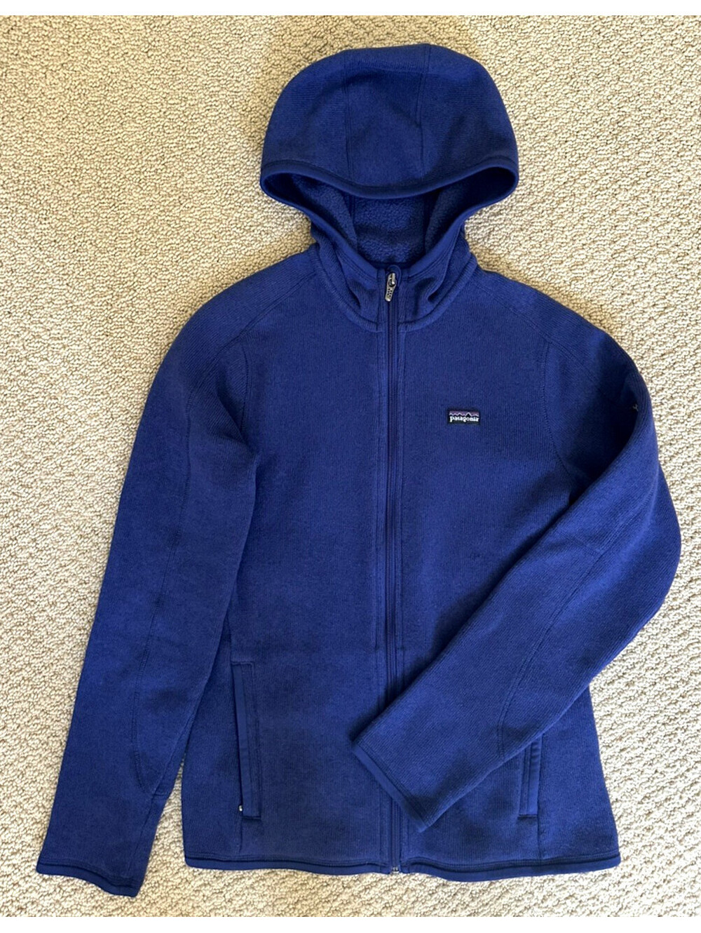 Patagonia Better Sweater Full Zip Fleece Jacket Hoodie Blue Womens S